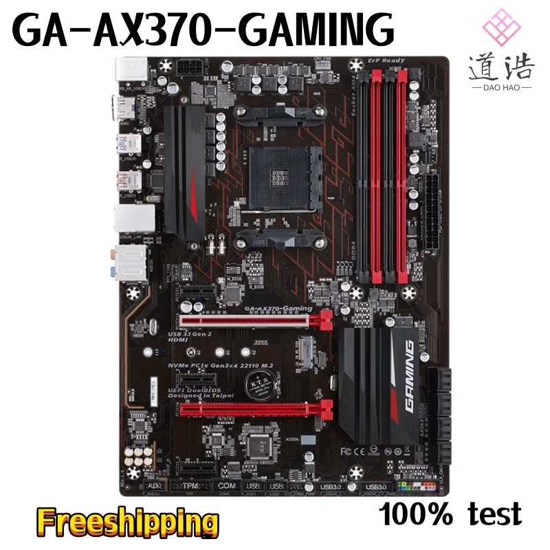GA-AX370-GNG 마더보드64GB HDMI M.2 소켓 AM4 DDR4 X370 메인보드 완전 WorkMA 리퍼