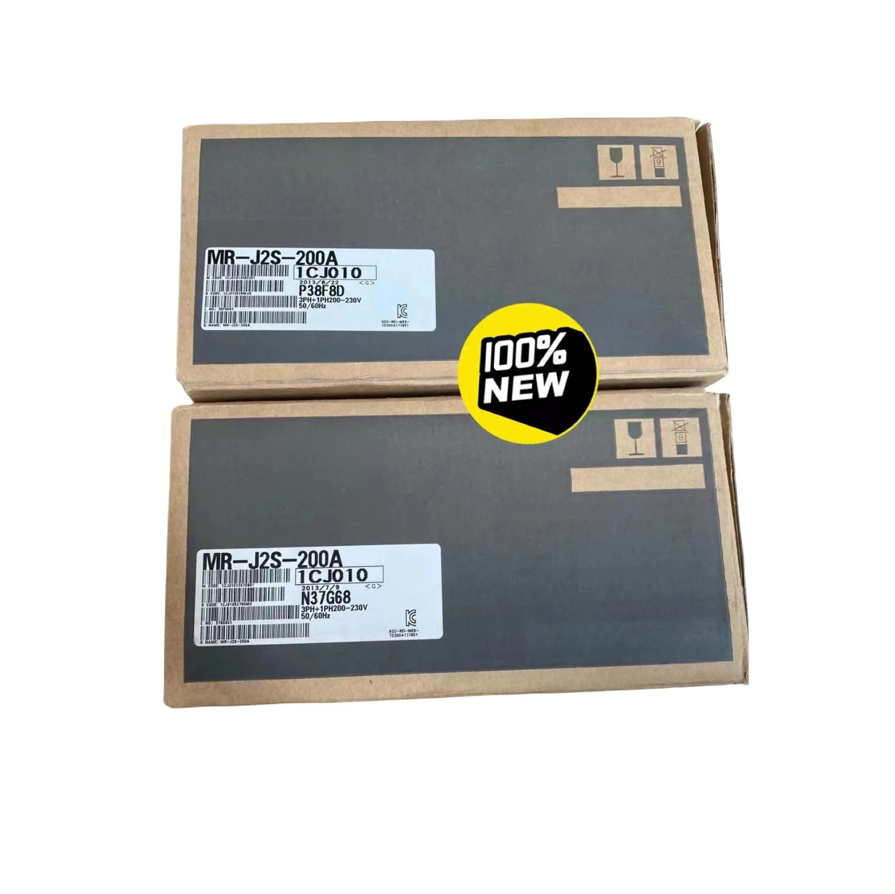 오리지널 MR-J2S-200A 서보 드라이버.