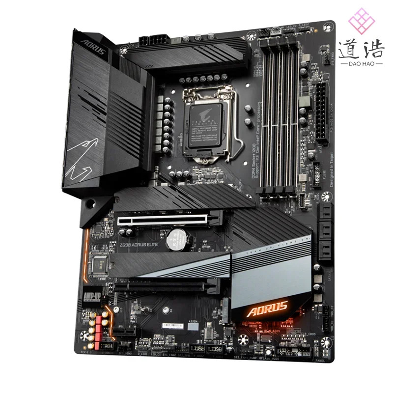 Z590 AORUS ELITE 마더보드128GB DP M.2 LGA 1200 DDR4 메인보드 완전 작동 리퍼