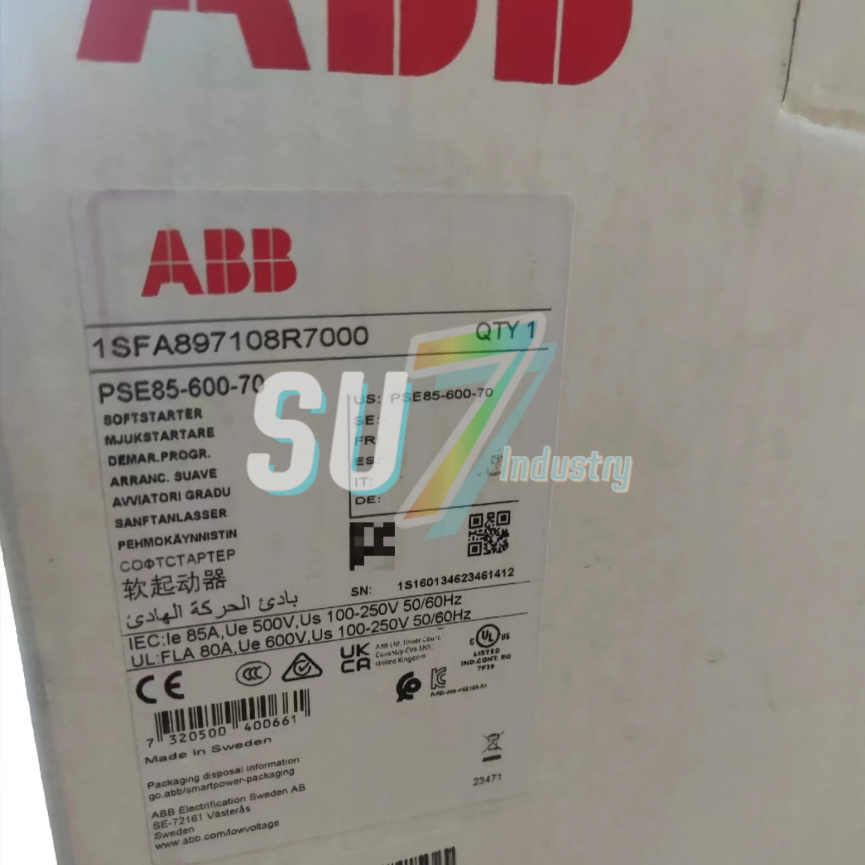 PSE85-600-70 소프트 스타터 원본