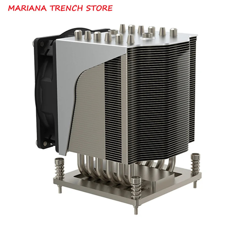 4U-R96 4U 서버 CPU 쿨러 LGA 1700 스퀘어 크기 114X92.5X125.7mm 12V 4핀 PWM 2 볼 베어링 전력 소비 280W
