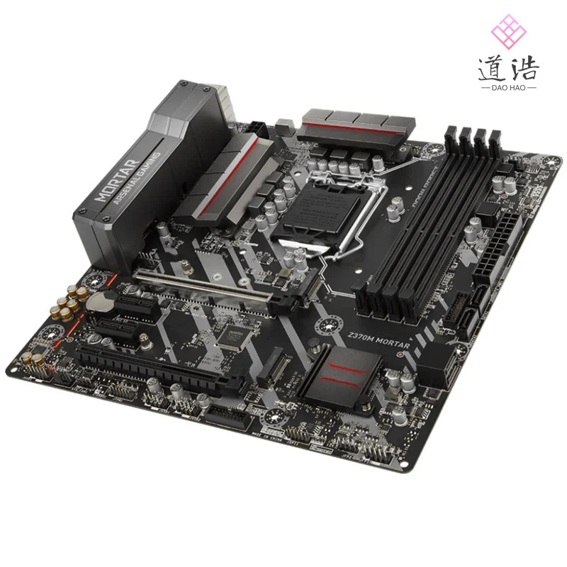 Z370M 모르타르 마더보드64GB M.2 HDMI USB2.0 LGA 1151 DDR4 마이크로 Z370 메인보드 완전 작동 리퍼
