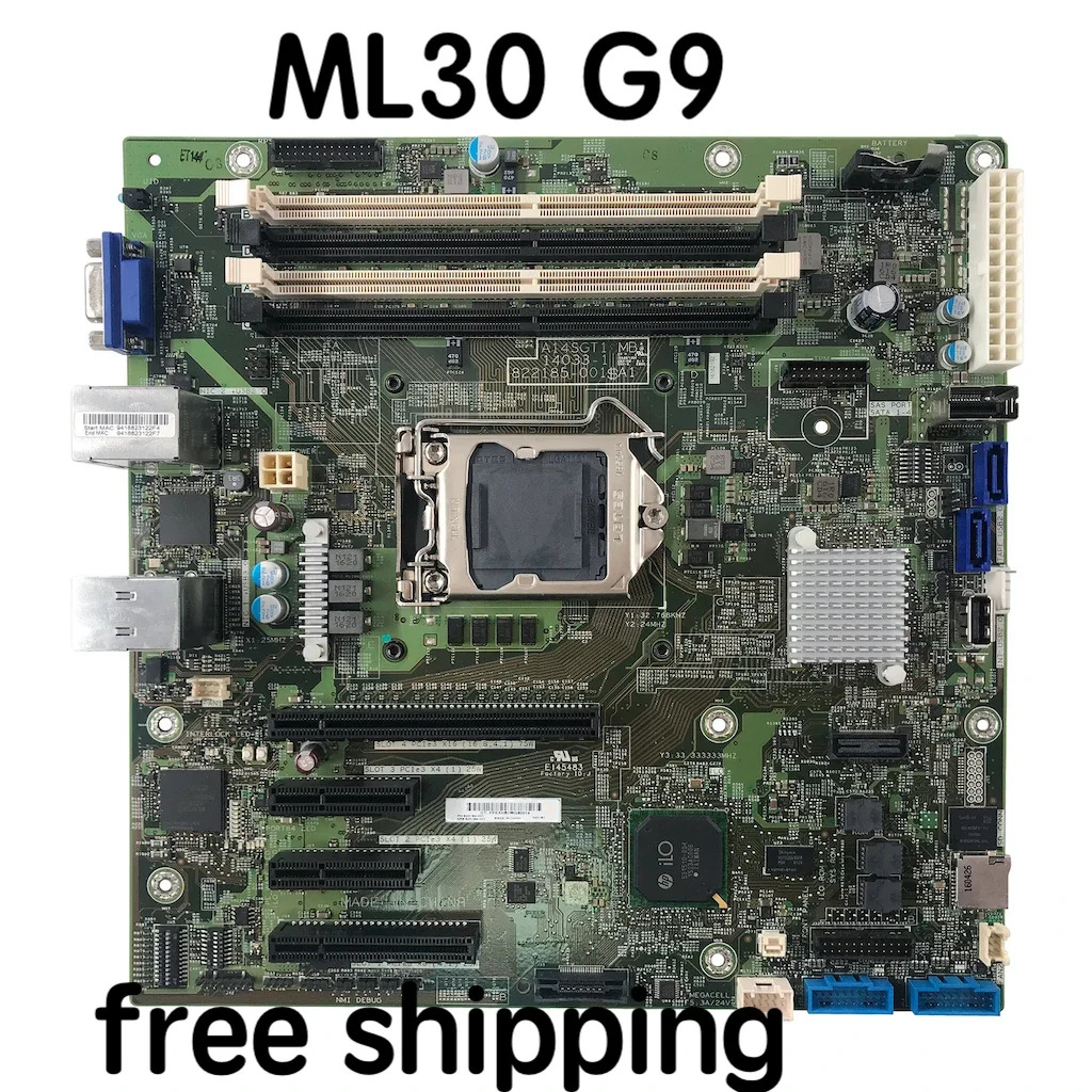 822184 -001 hp호환 ML30 G9 마더보드825094 822185 메인보드 완전 작동 리퍼