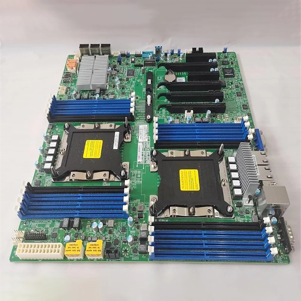 Supermicro 서버 마더보드듀얼 채널 LGA-3647 DDR4 2 PCI-E 3.0 NVMe x4 내부 포트 X11DPi-N