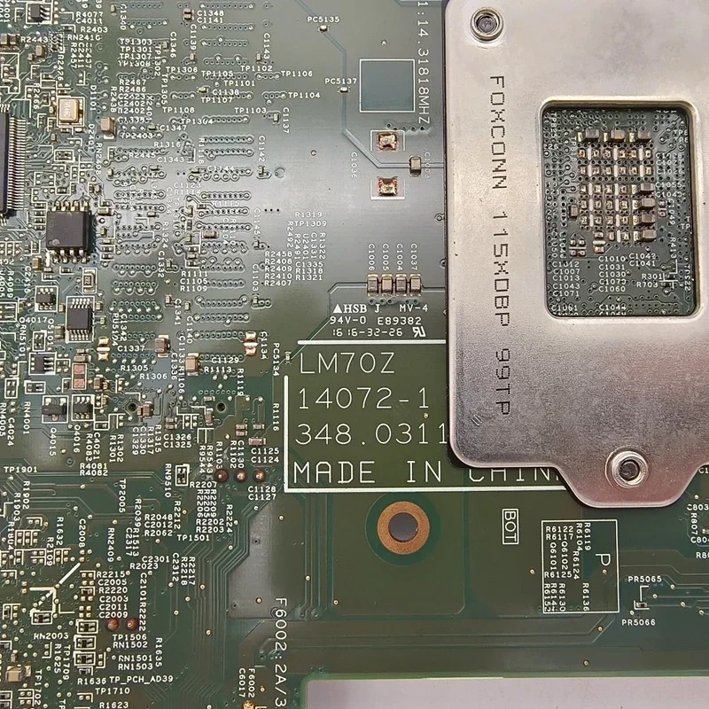 14072-1 Lenovo호환 LM70Z 마더보드 IH110SW/V1.0 00XG023 LGA 1151 DDR4 메인보드 완전 작동 리퍼