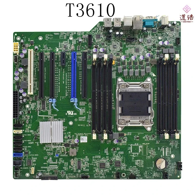 Dell Precision T3610 워크스테이션 마더보드CN-09M8Y8 9M8Y8 09M8Y8 LGA 2011 DDR3 메인보드 완전 작동 리퍼