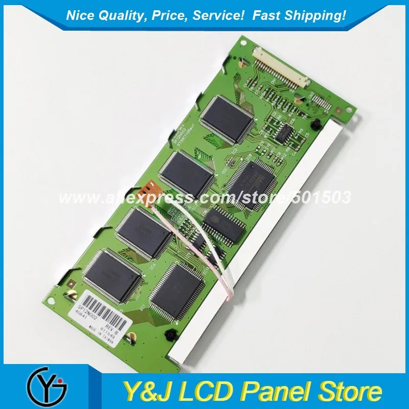 4.8인치 SP12N002 FSTN-LCD LCD 디스플레이 패널 스크린 모듈 - 전장치검정색 배경