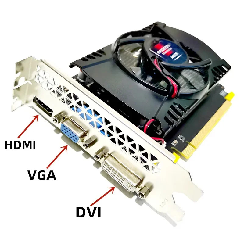 HD7670 4G 데스크탑 컴퓨터 홈오피스 학습 그래픽 카드 고화질 HD6700 6570