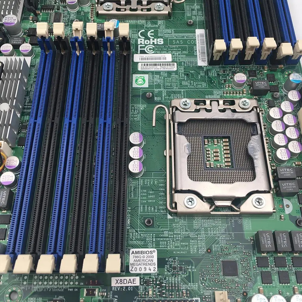 Xeon 프로세서 5600/5500 시리즈 DDR3 SATA2 PCI-E2.0 X8daeSupermicro 서버 워크스테이션 마더보드 지원