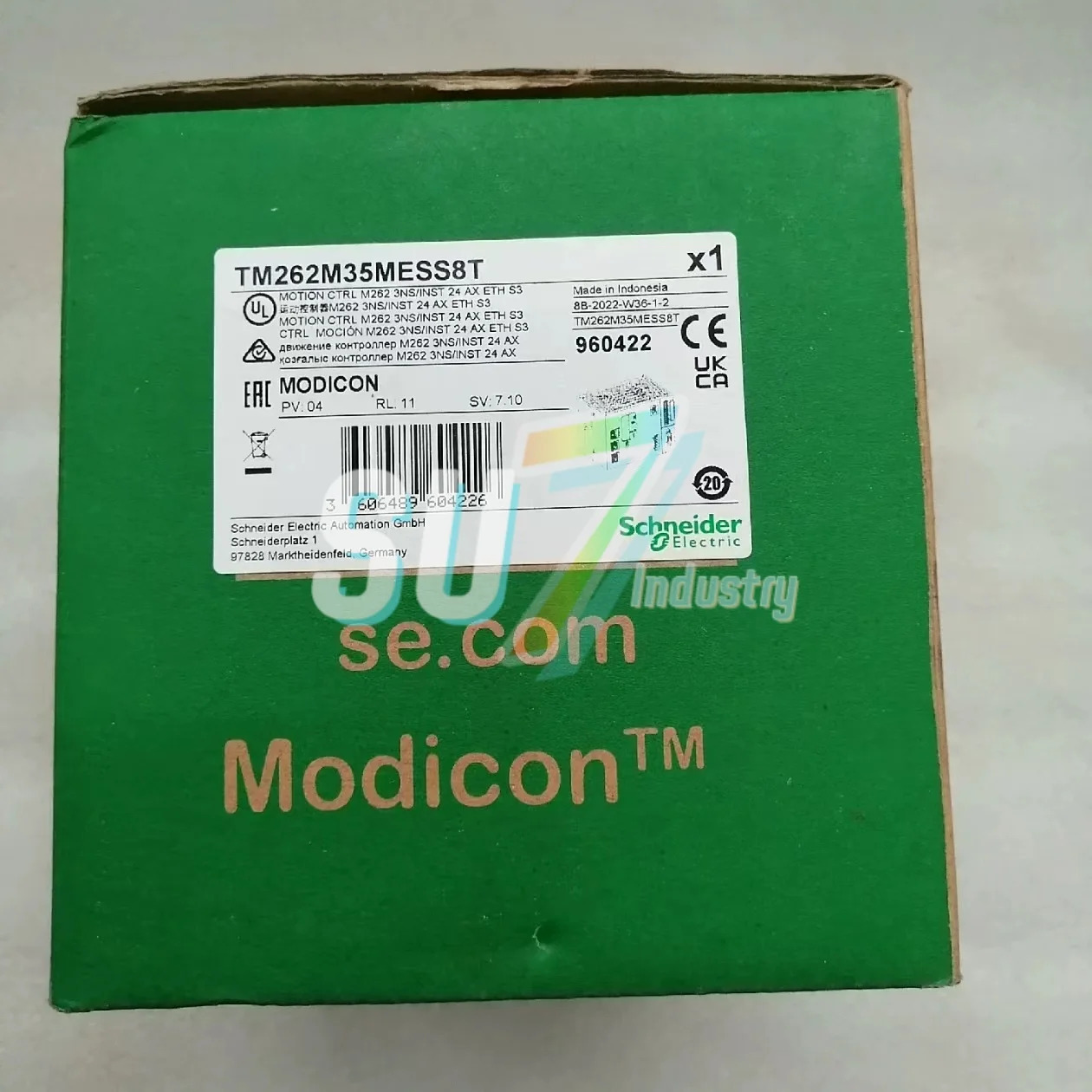 TM262M25MESS8T TM262M35MESS8T PLC 모듈 새