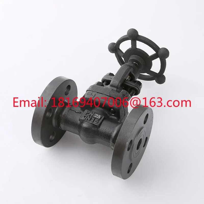 A105N 단조 강철 플랜지 글로브 밸브 J41H-16C25C40C 고온 고압 증기 열전달 오일 425도