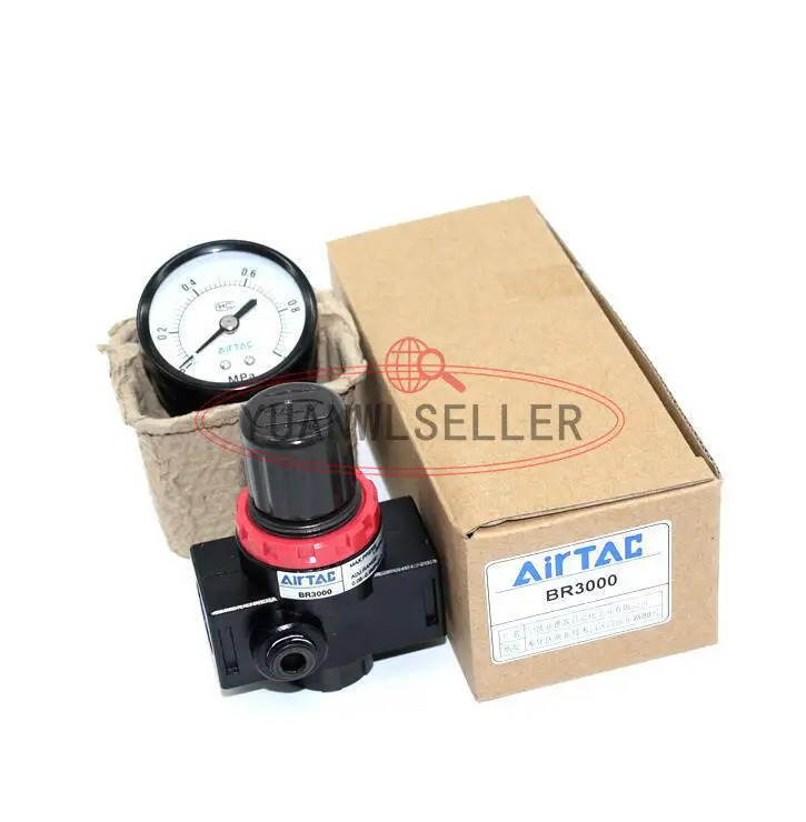 에어 컴프레서 압력 릴리프 레귤레이터 밸브 AIRTAC BR-3000 BR3000 신