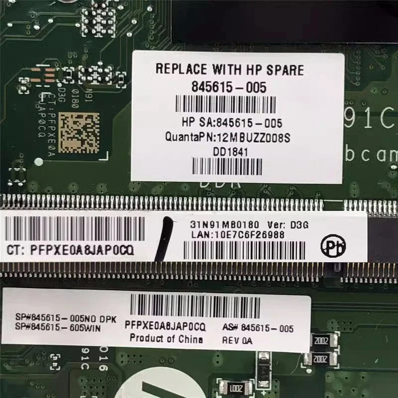 845615 -005 hp호환 24-G AIO 마더보드DAN91CMB6D0 -605 A8-7410 CPU DDR3 메인보드 리퍼 완료 완전 작동