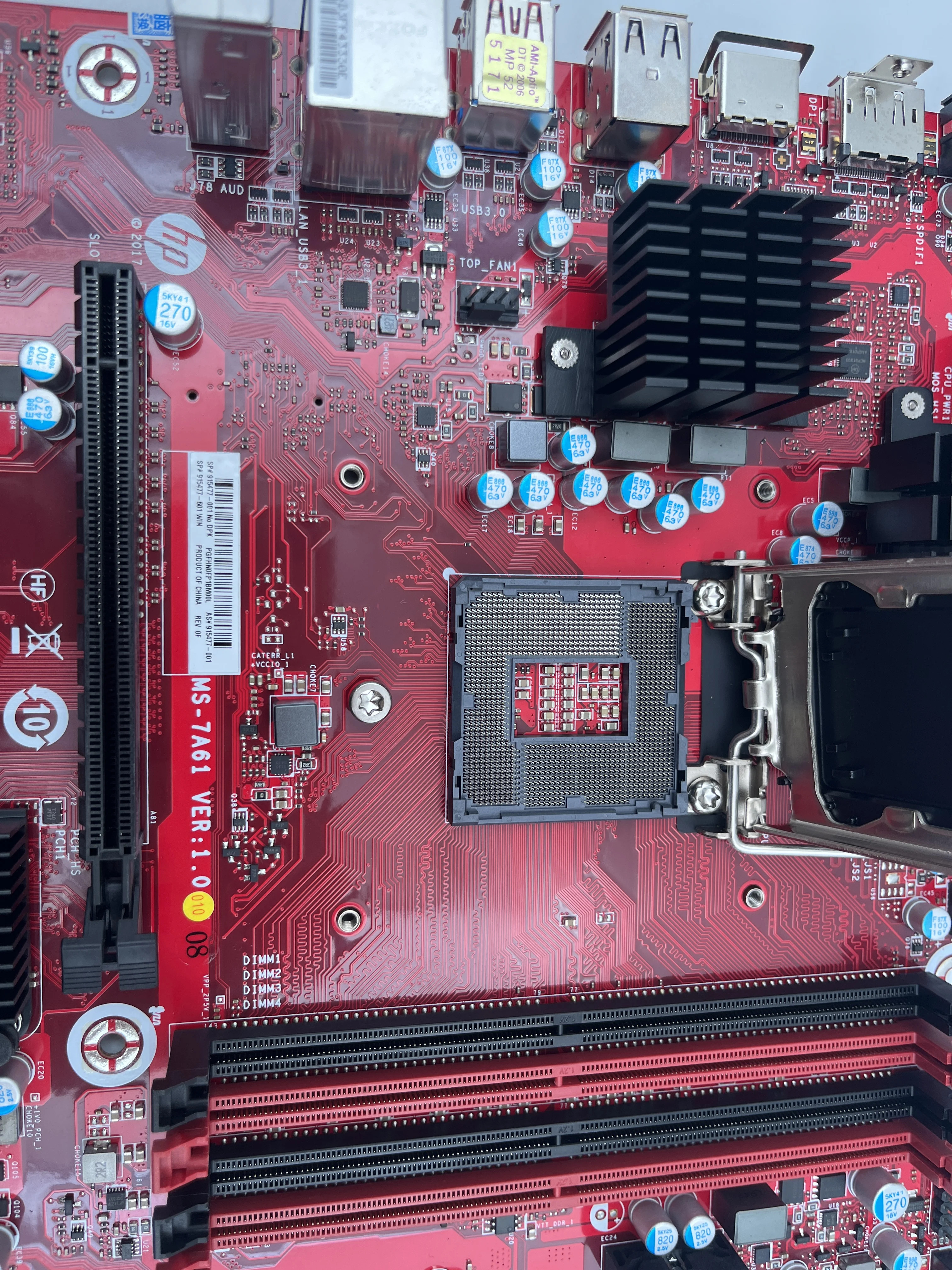 hp호환데스크탑 마더보드 OMEN 880-181CN 915477 -001 -601 Z270 L02051-001 L02051-601 Z370 MS-7A61