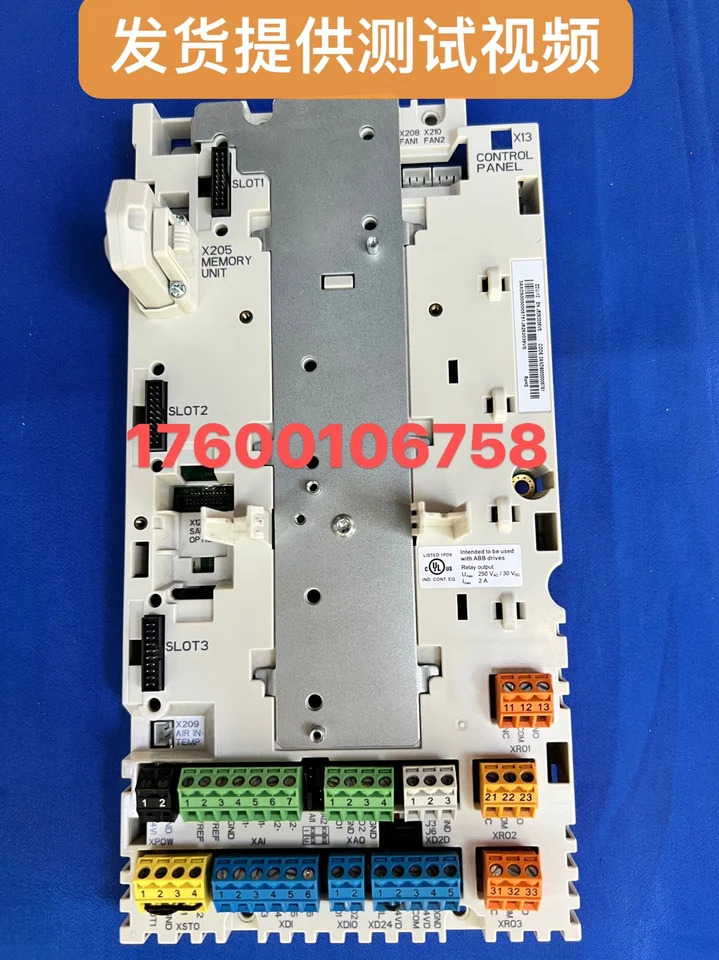 ZCU-12 ABB 주파수 컨버터 ACS880 시리즈 ZCON-12 제어 보드 메보드 CPU 터미널 신호 IO