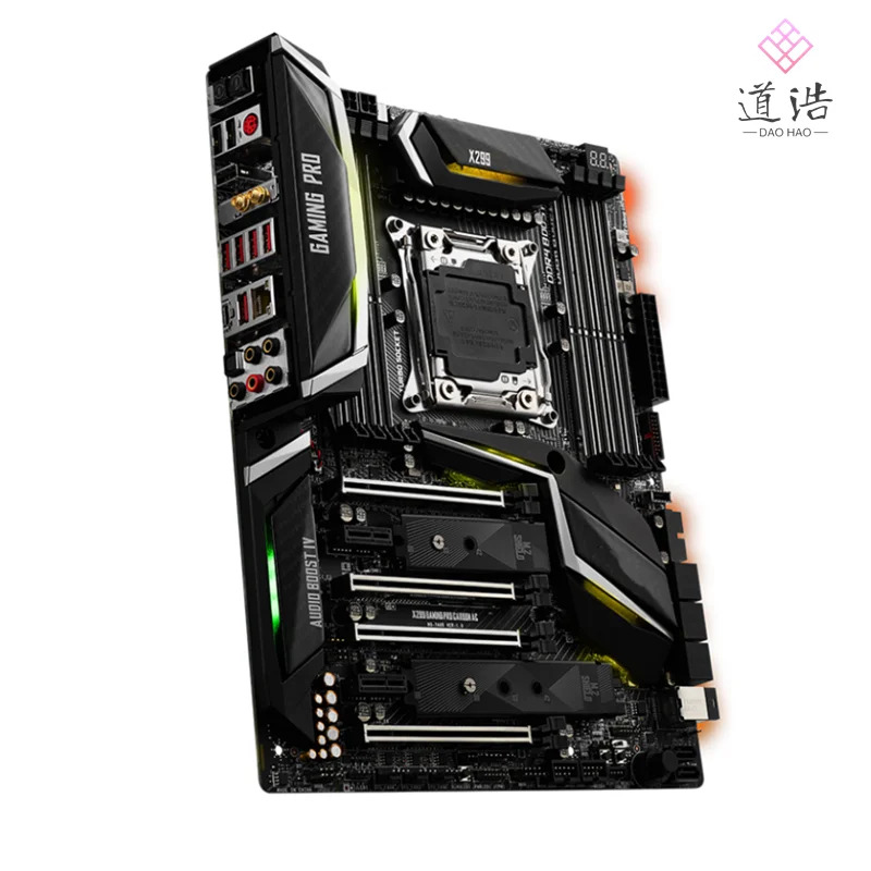 X299 GNG PRO 카본 AC 256GB LGA 2066 DDR4 M.2 마더보드 리퍼 완료
