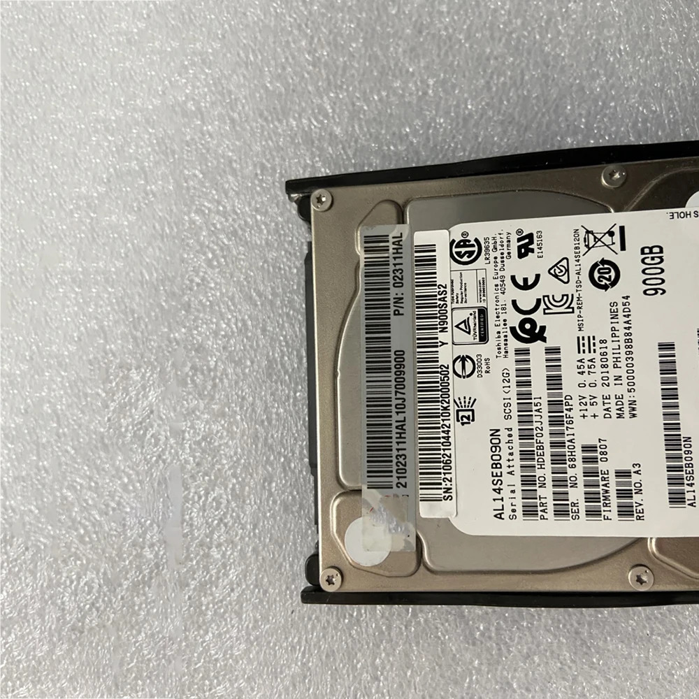 Huawei호환 900G SAS 10K 2.5 V3 V5 02311HAL 서버 하드 900GB