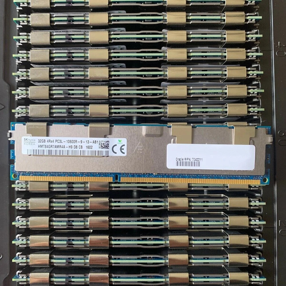 HMT84GR7AMR4A-H9 32G 4RX4 PC3L-10600R 1333 REG 서버 RAM