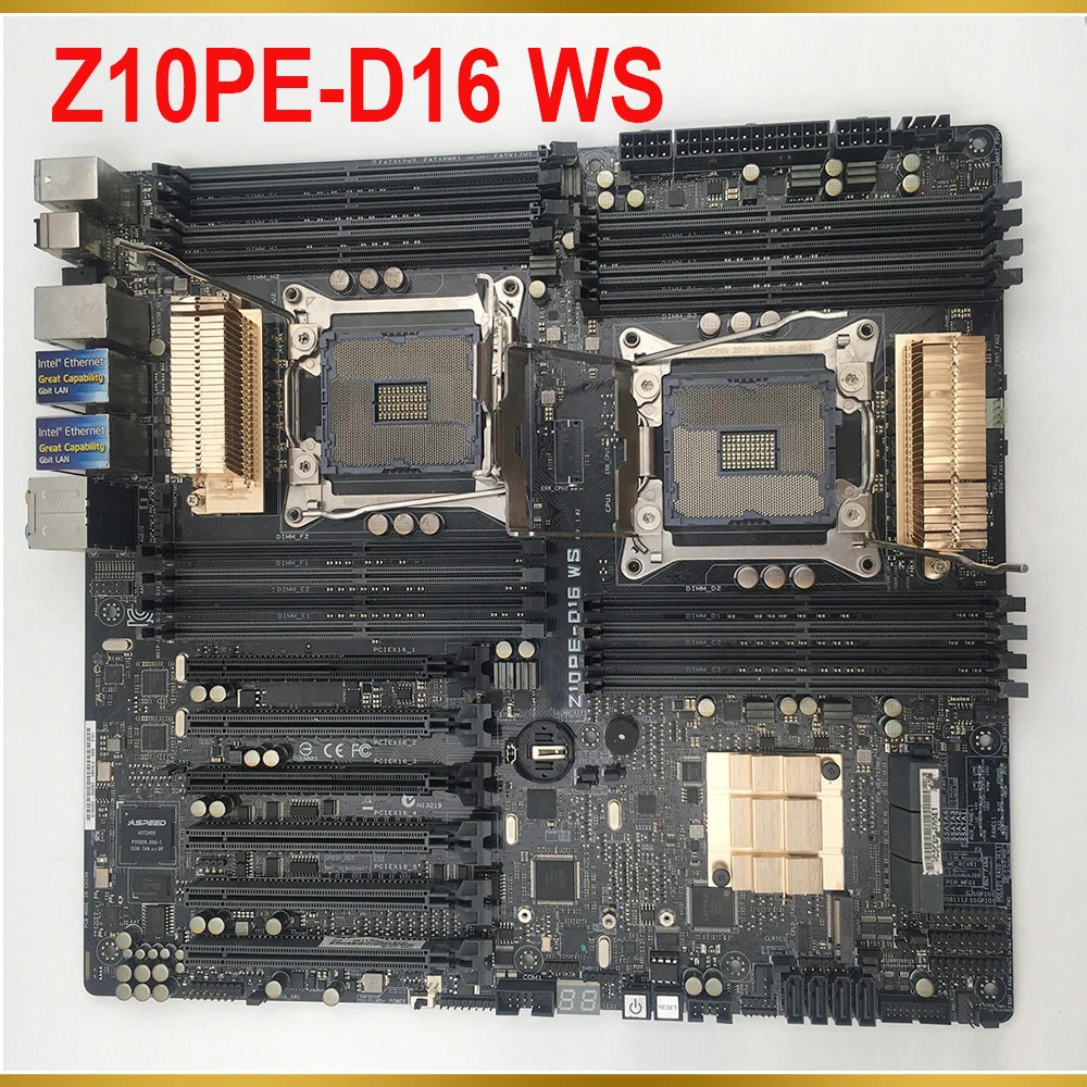 ASUS호환 워크스테이션 마더보드intel호환 C612 X99 LGA 2011-3 DDR4 지원 E5-2600 V3 Z10PE-D16 WS