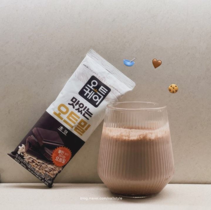 오트밀 쉐이크 선식 식사대용 귀리 식단관리 오트케어 맛있는 오트밀 초코 50g 20개 - 상세 이미지 4