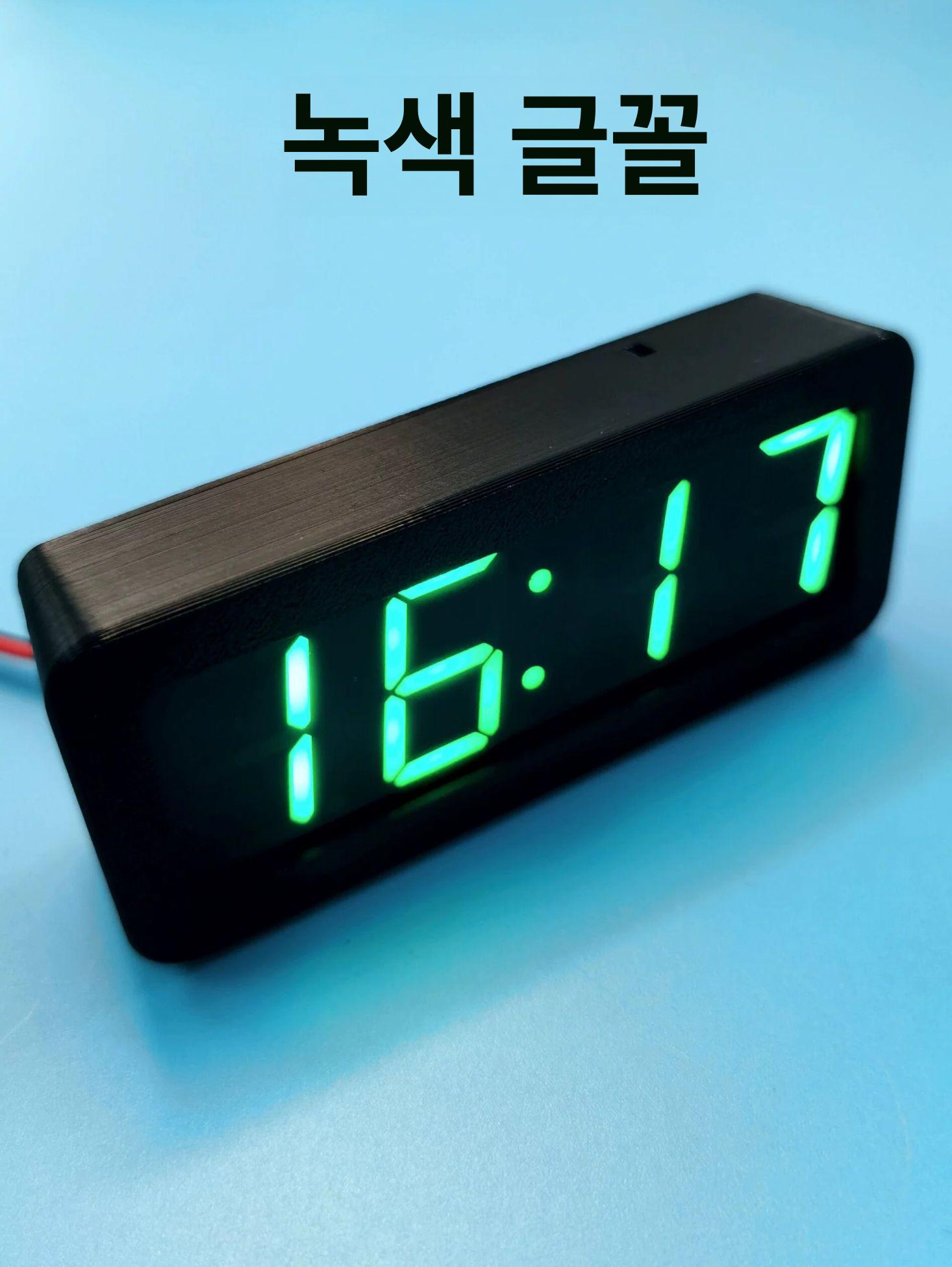 자동차 시거잭 변환기 DC5V USB 충전 디지털 시계 GPS 네비게이션 베이더우 듀얼모드 12 24시간 차량용 전자시계 - 상세 이미지 4