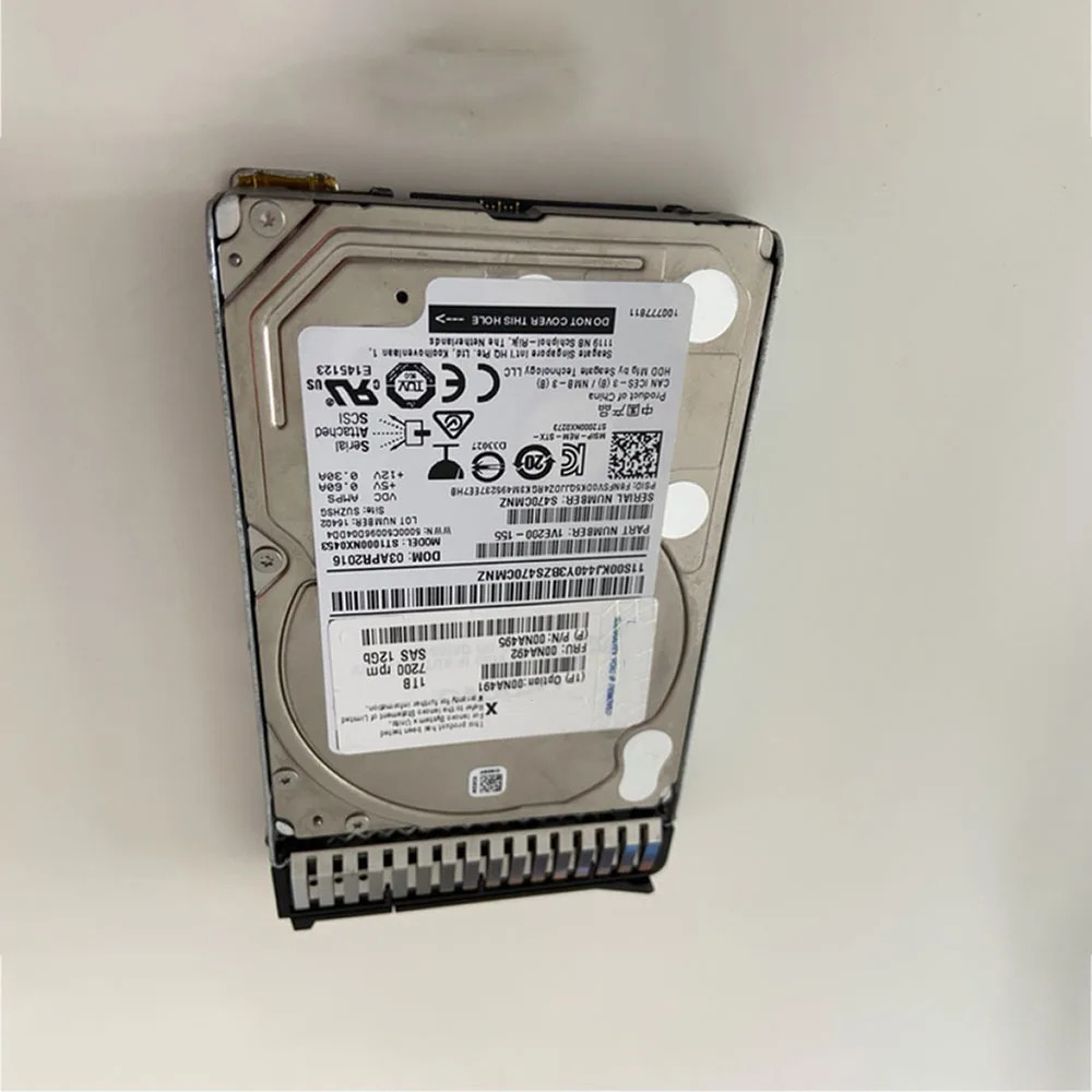 X3650 M5 X3550 1T 7.2K 2.5 SAS 12Gb 00NA492 서버 하드 1TB