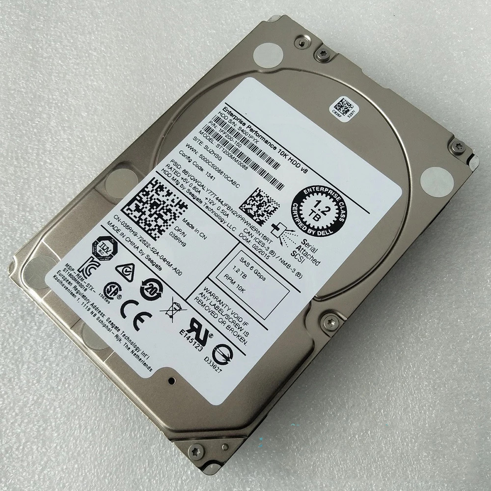 Dell 1.2T SAS 10K 2.5 ST1200MM0088 0WXPCX 1FF200-151 하드 용
