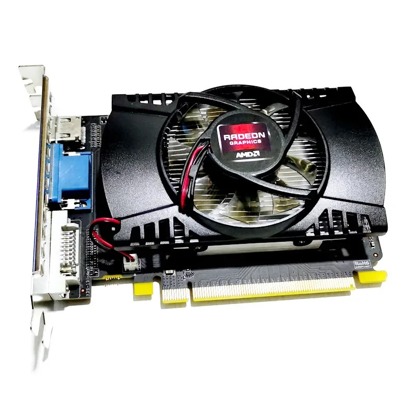 HD7670 4G 데스크탑 컴퓨터 홈오피스 학습 그래픽 카드 고화질 HD6700 6570