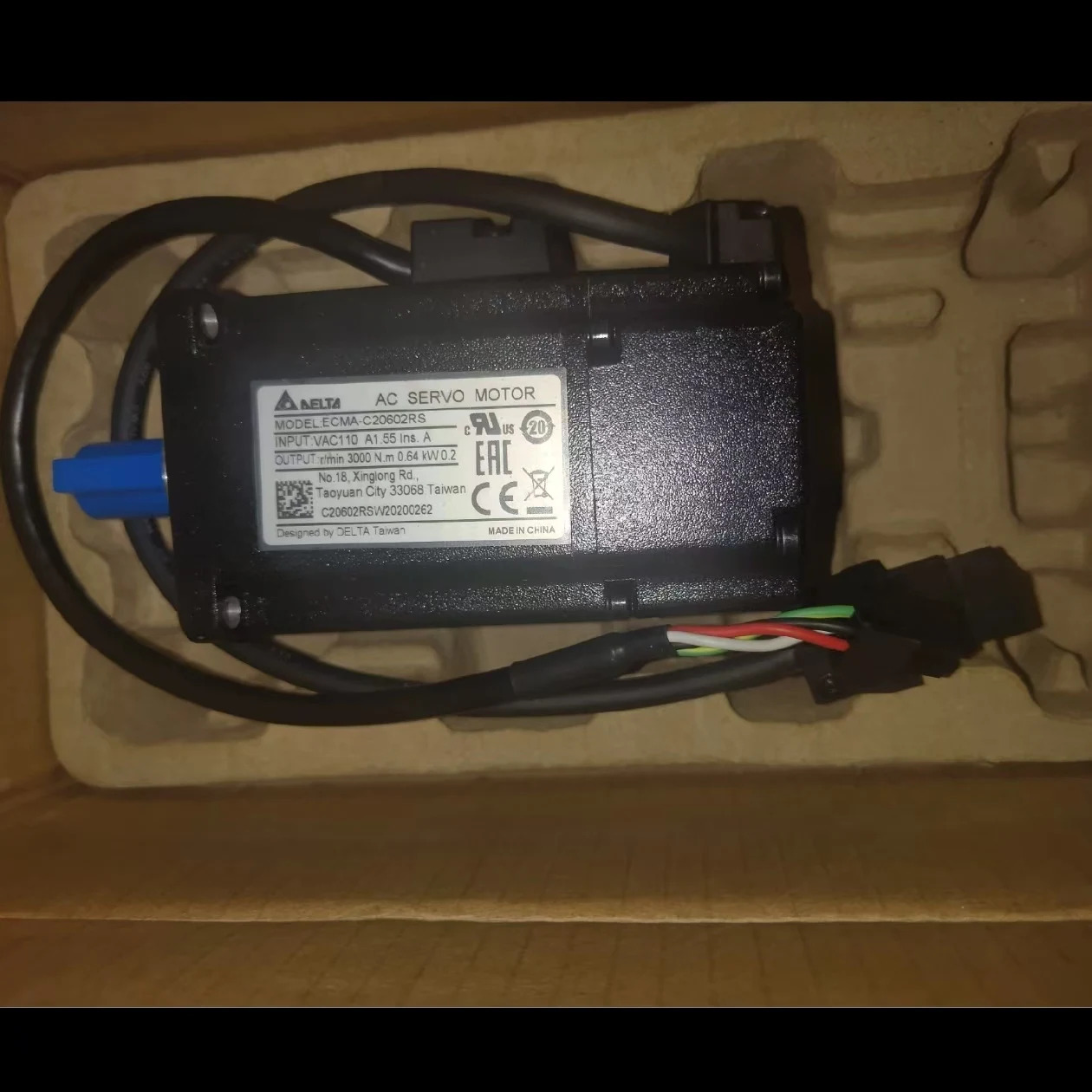 서보모터 ECMA-C20401FS ECMA-C20602RS 원본
