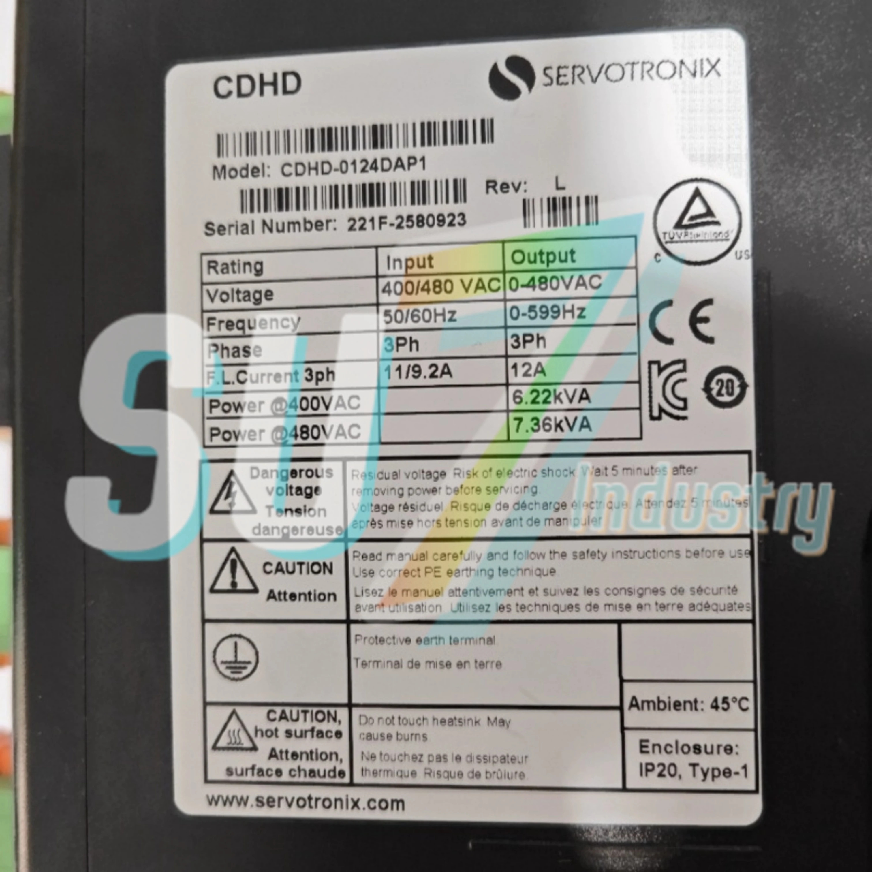 새 서보 드라이버 CDHD-0124DAP1 CDHD-0124DEC2