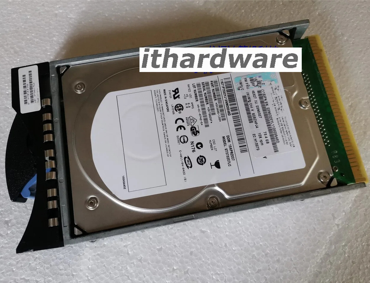 1968년 73G 10K U320 SCSI 03N6327 03N6326 ST 373207 LC