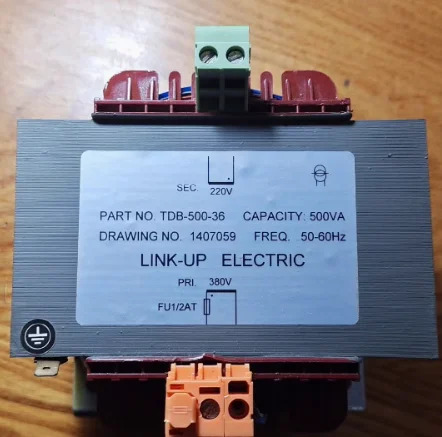 엘리베이터 변압기 부품 TDB-500-36 용량500VA 50/60HZ PRI 380V 업 전기 TDB-500-41380 TDB-500-09 TDB-315-35