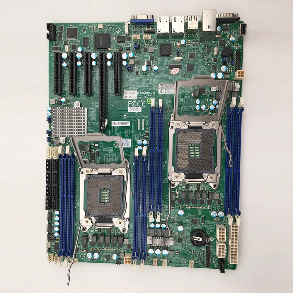 Supermicro 서버 마더보드 LGA2011 E5-2600 군 C602 ECC DDR3 PCI-E3.0 SATA3 SAS2 IPMI2.0 듀얼 포트 GbE LAN X9DRD-