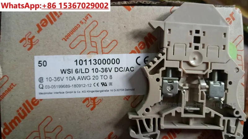 퓨즈 단WSI 6 LD 10-36V DC AC 1011300000