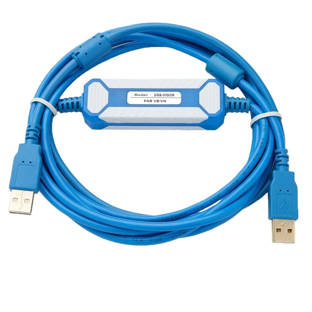 Vigor VH VB M 시리즈 PLC 프로그래밍 케이블USB-Vigor 어댑터 USB-RS232 데이터 다운로드 라인