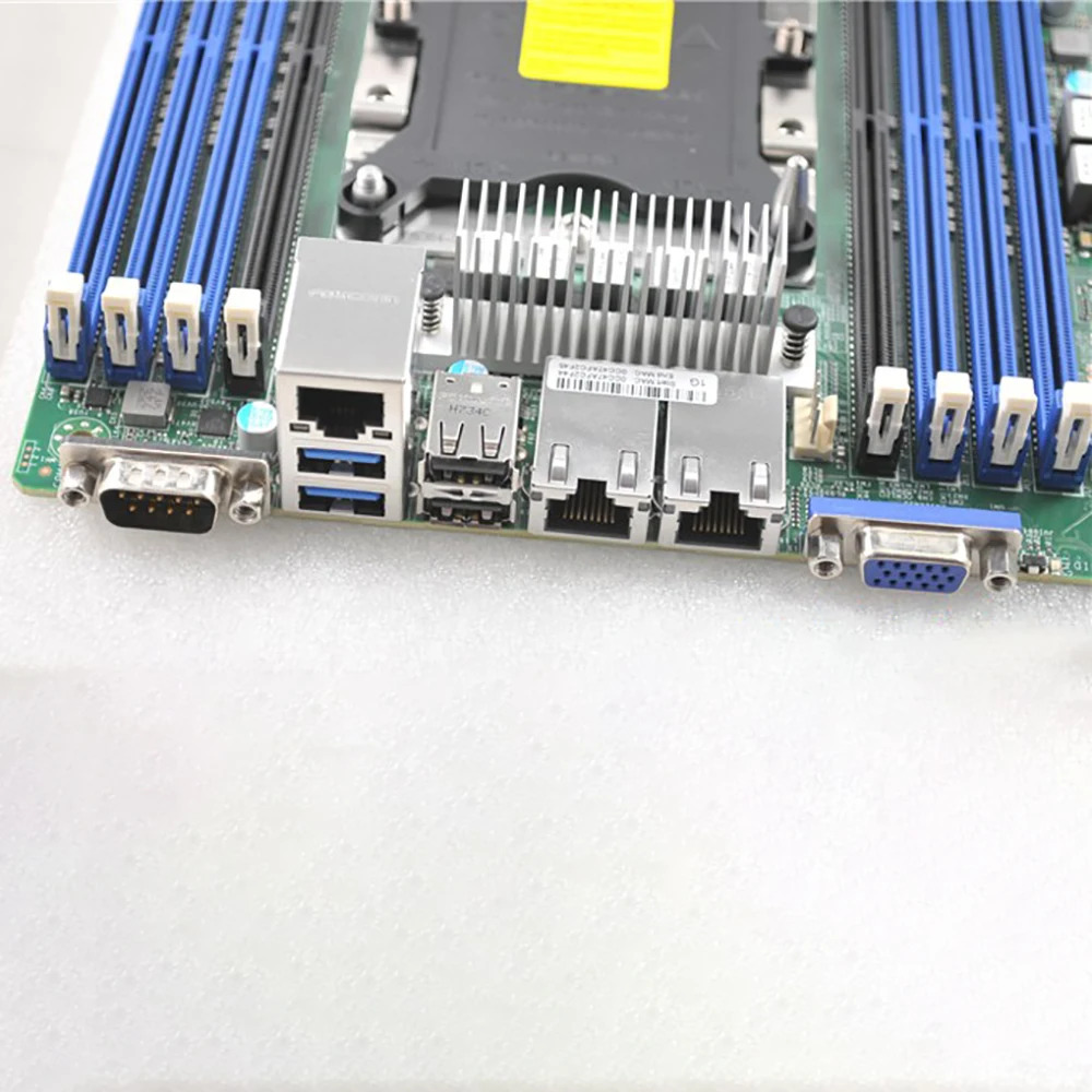 Supermicro 서버 마더보드듀얼 채널 LGA-3647 DDR4 2 PCI-E 3.0 NVMe x4 내부 포트 X11DPi-N