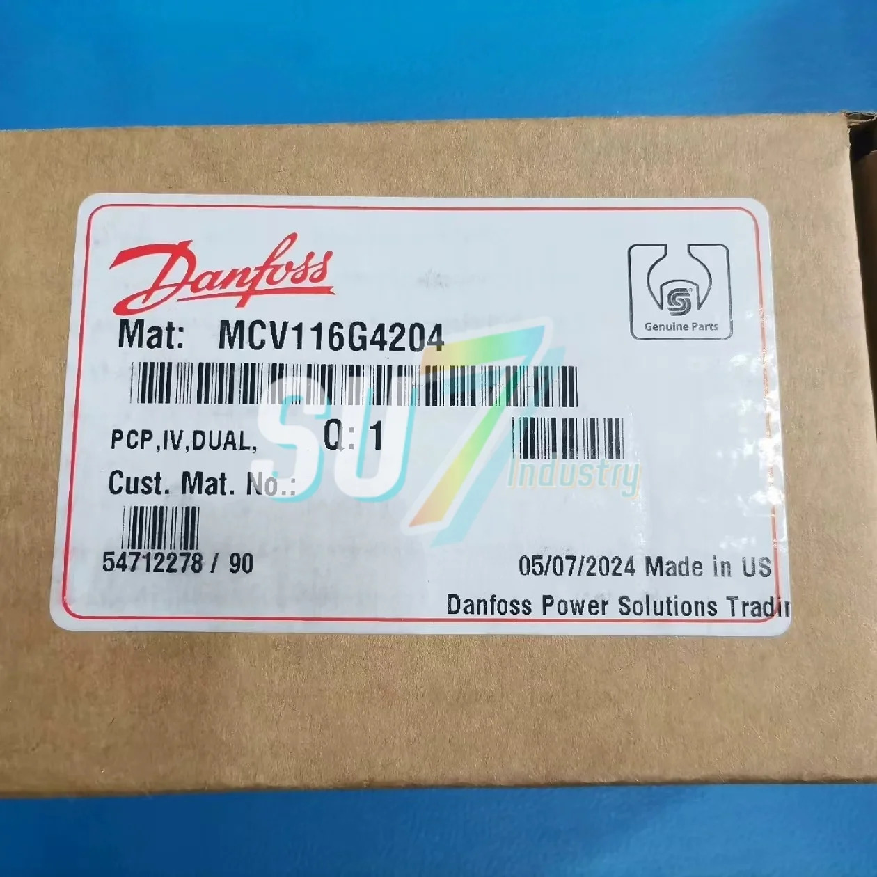 새 MCV116A3204 MCV116G4204 제어 밸브
