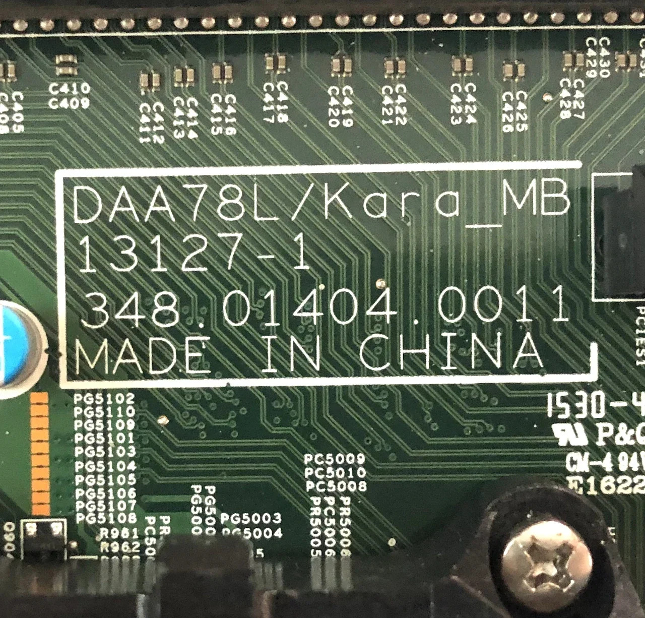 Acer TC-120 XC-120 마더보드 DAA78L-KaraMB 13127-1 348.01404.0011 메인보드 완전 작동 리퍼