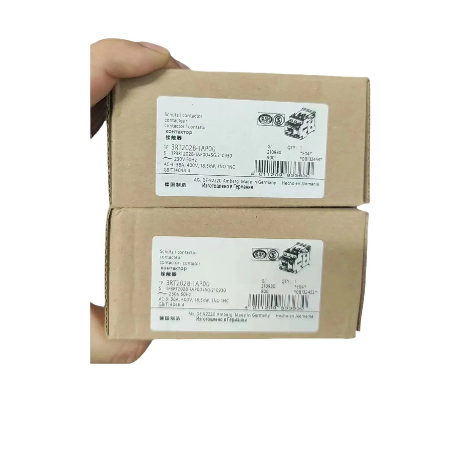 원본 3RT2028-1AP00 접촉기