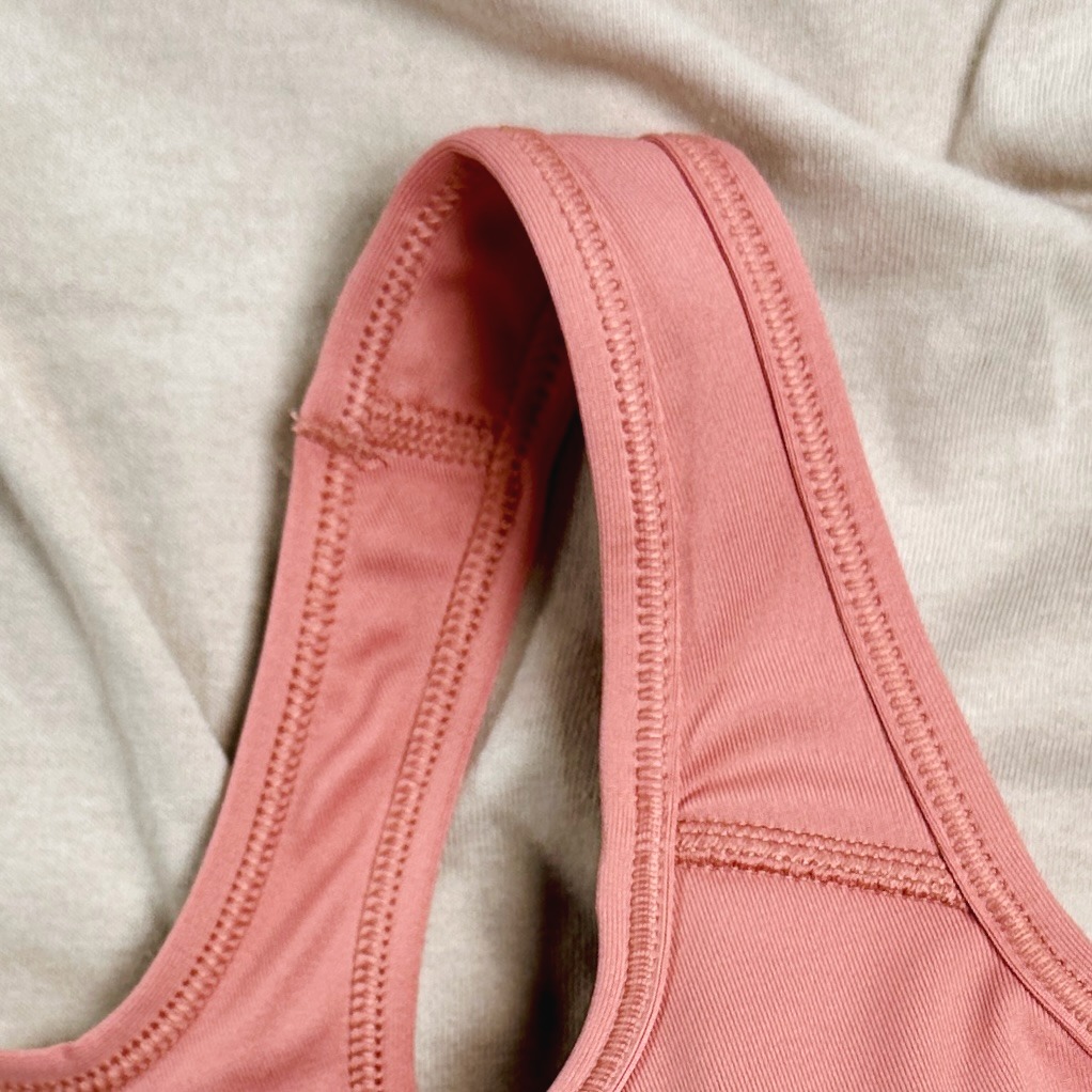 나이키 스포츠브라 퓨추라 요가 브라탑 필라테스 미디움서포트 더스티 핑크, S - 상세 이미지 2