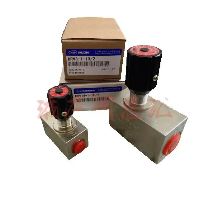 Hengli shlixin 유압 스로틀 체크밸브 DRV8-1-10 2 DRV16-1-10 단방향 밸브