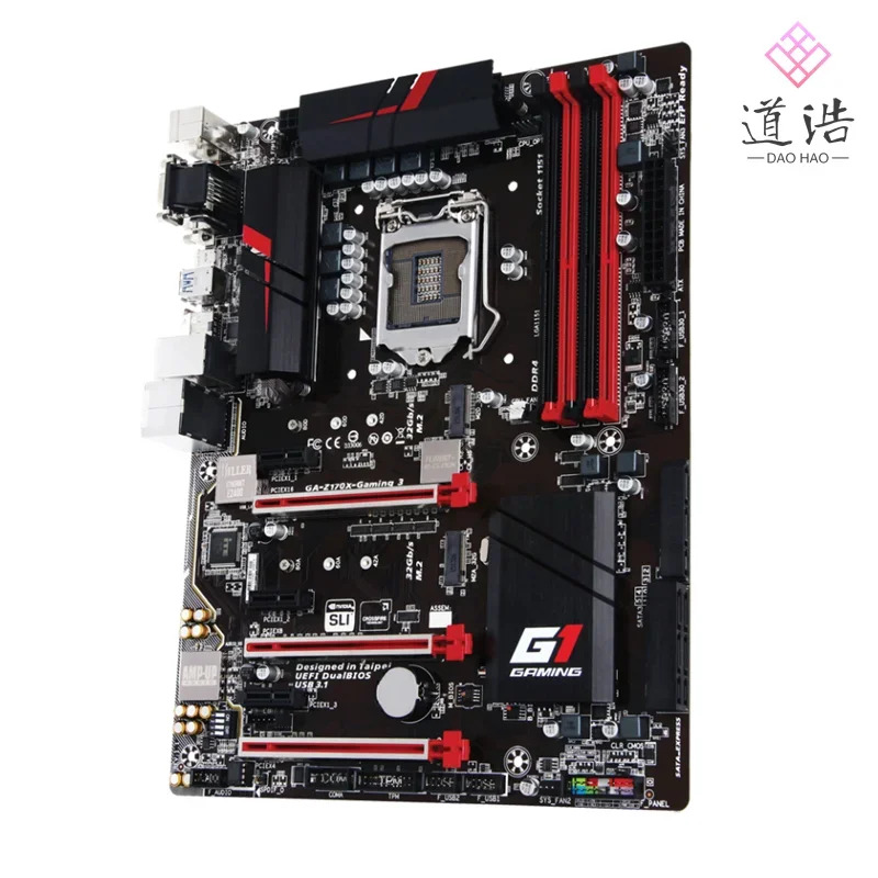 GA-Z170X-Gng 3 마더보드64GB 2xM.2 6xSATA3.0 LGA 1151 DDR4 Z170 메인보드 완전 작동 리퍼