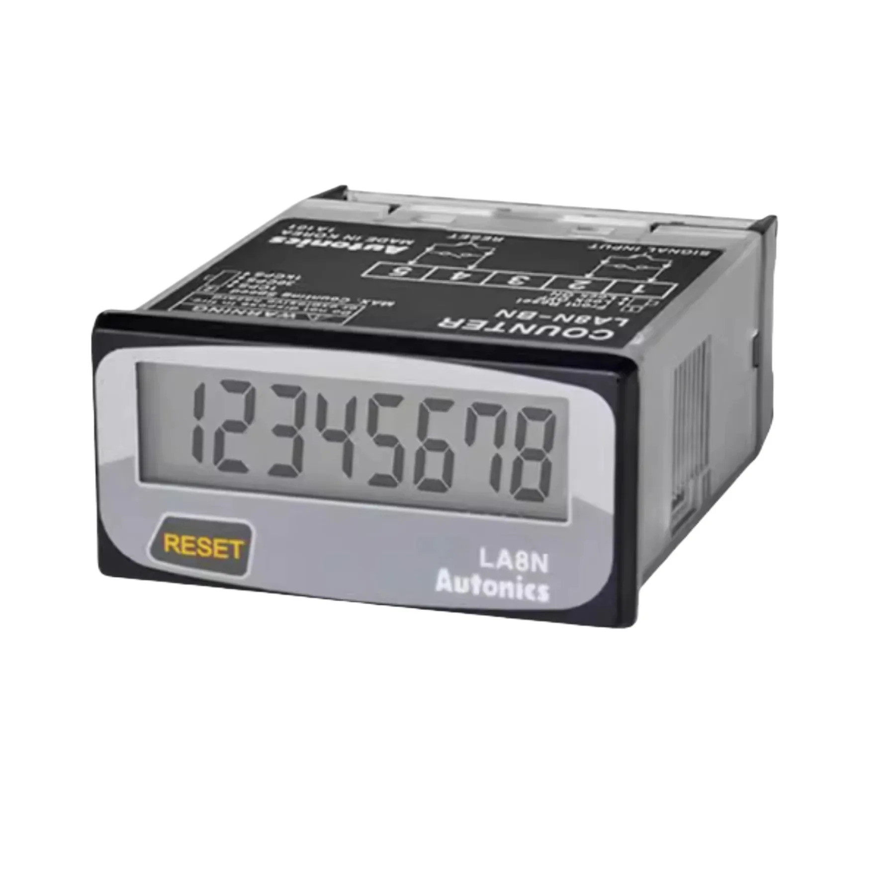 오리지널 LA8N-BN 전압 입력 접점 8자리 LCD 카운터