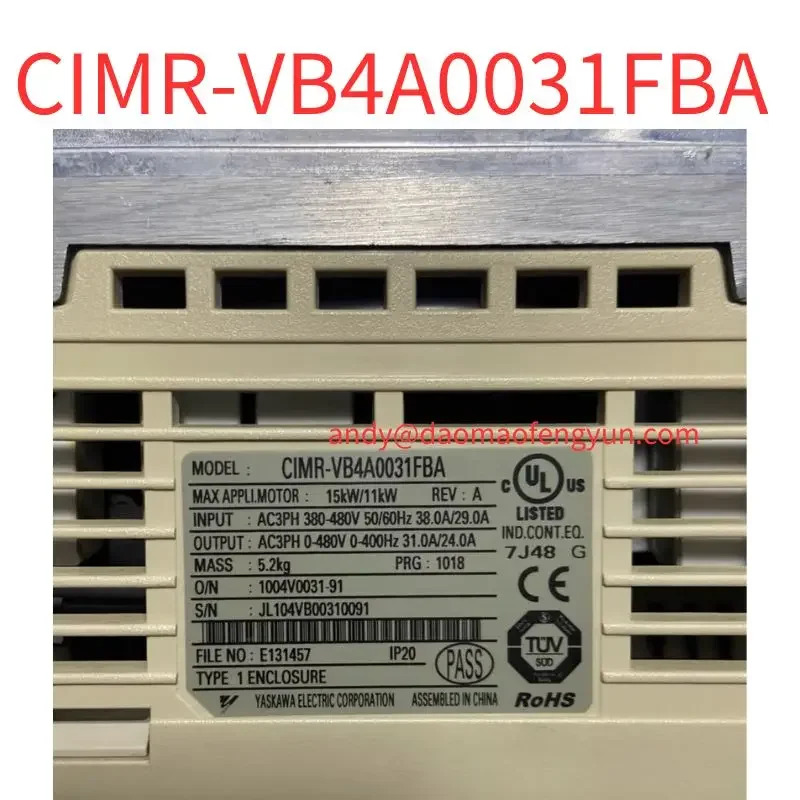 리퍼 CIMR-VB4A0031FBA 주파수 변환기 15KW 11KW 380V OK