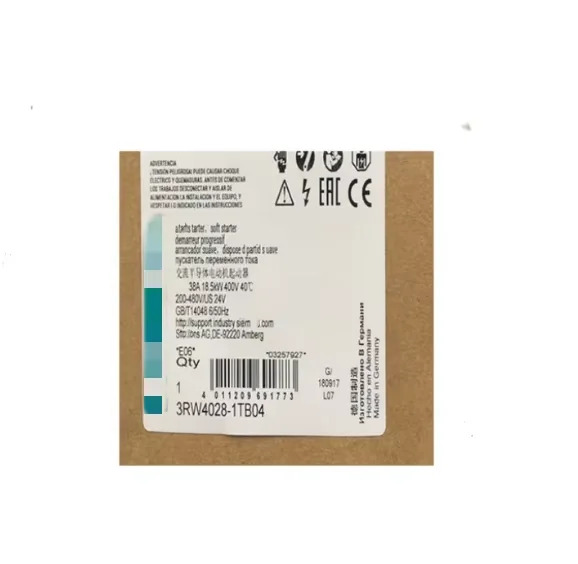 Ones 소프트 스타터 3RW4028-1TB04 신