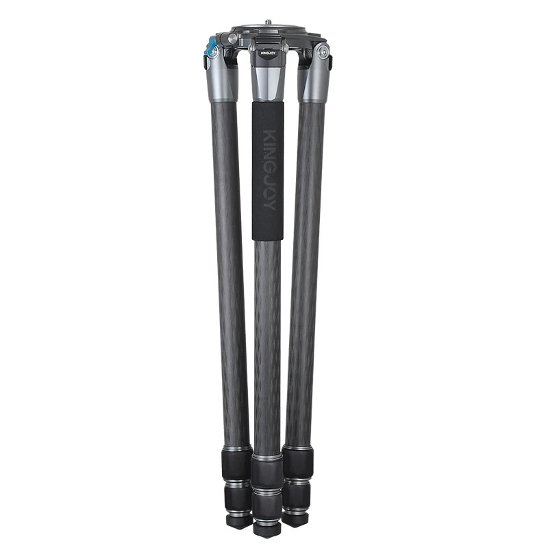 KINGJOY A85 1.5M 디자하이 엔드 직경 35mm 프로 탄소 섬유 사냥 카메라 삼각대
