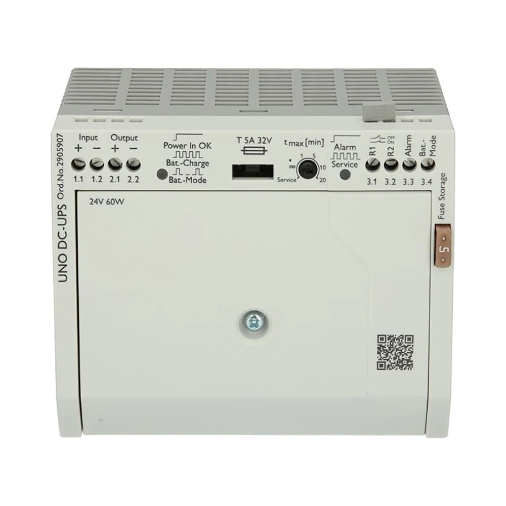 Phoenix 무정전 전원공급장치새 UNO-UPS/24DC/24DC/60W UNO DC-UPS 24VDC 0.8Ah 2905907