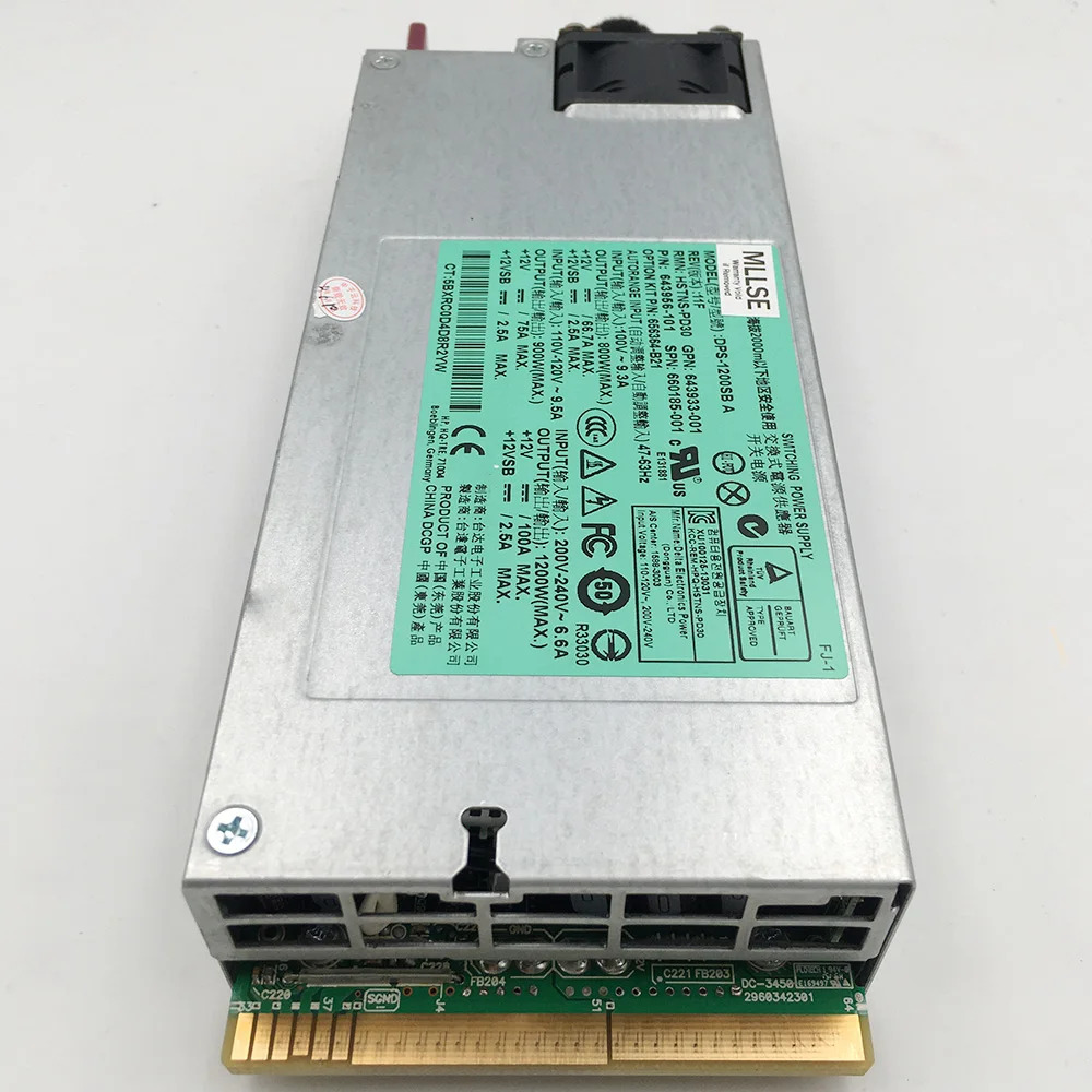hp호환 DL580 Gen8 G8 전원공급장치 HSTNS-PD30 643956-101 660185-001 MAX 1200W DPS-1200SB A