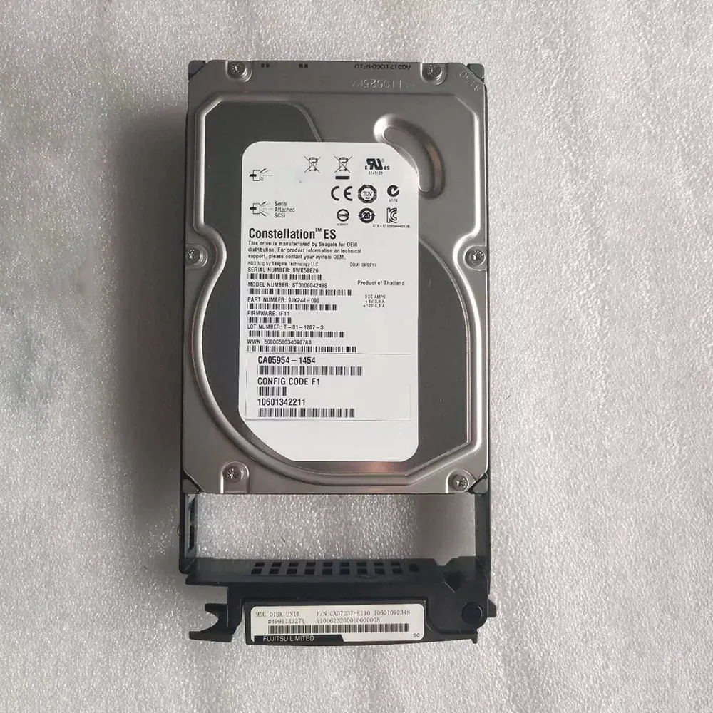 Fujitsu Primergy 1TB 6G 7.2k SAS 2.5인치 하드 드라이브 CA07237-E110 CA07237-E510 CA07237-E410 CA05954-1454용