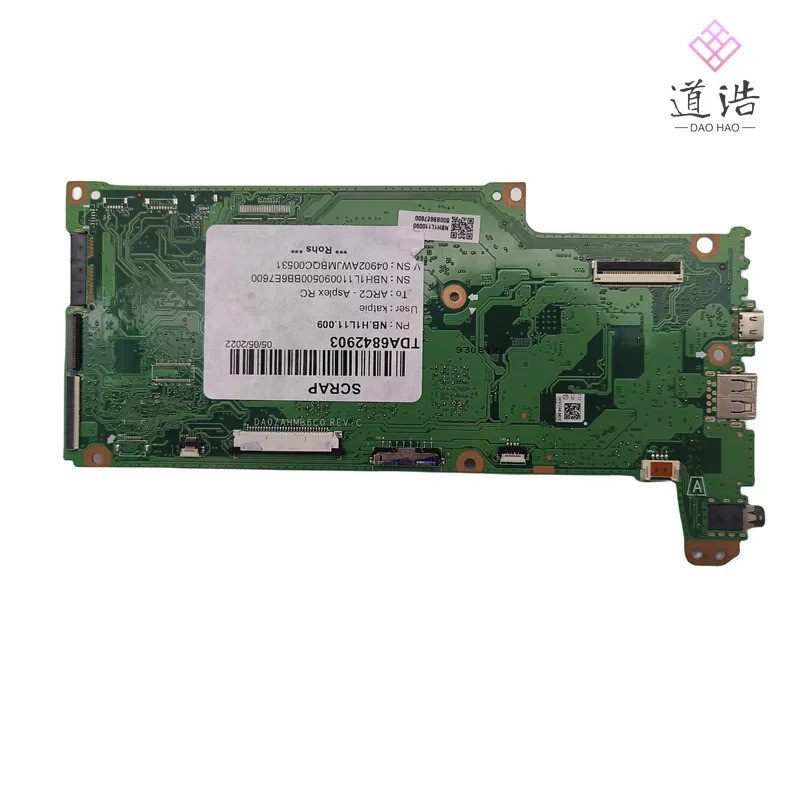 에이서 크롬북 CB514-1HT 노트북 마더보드 DA0ZAHMB6C0 NBH1L11009 N3350 CPU 8GB RAM 64GB 메인보드 리퍼 완료